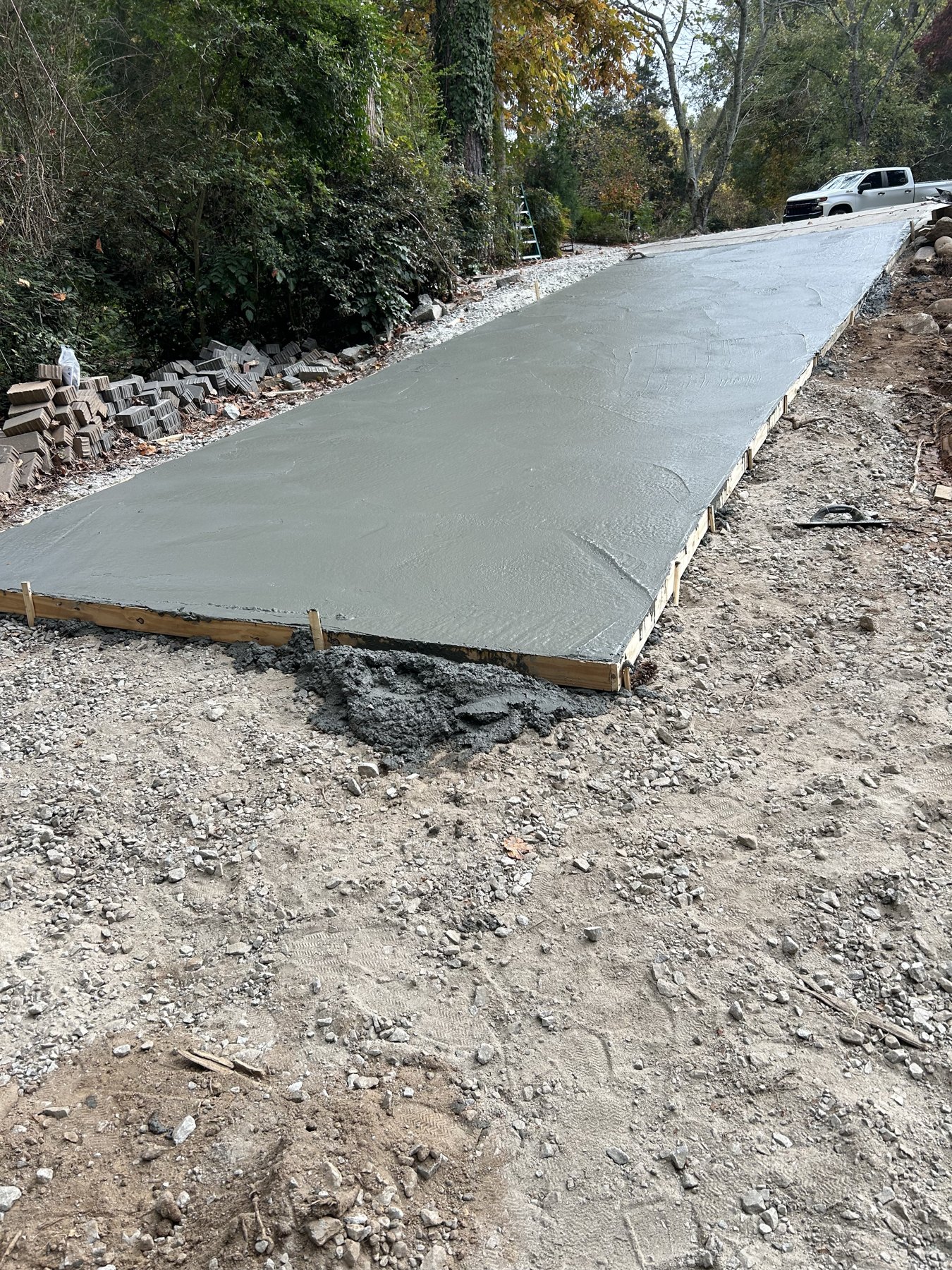 Basement pad replacement pad replacement concrete project completed by Colquitt Concrete in Georgia